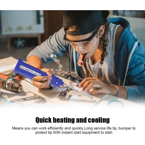 4.5V 8W Wireless Charging Solder Battery Powered Soldering Iron with Usb Charge Soldering Iron with Soldering Wire