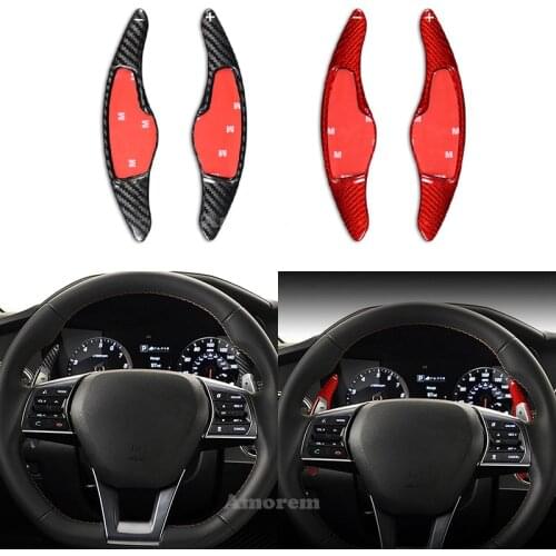 Carbon Fiber Paddle Shifter For Hyundai Sonata LF 9th 2016-2019 Steering Wheel Shift Paddle Extension
