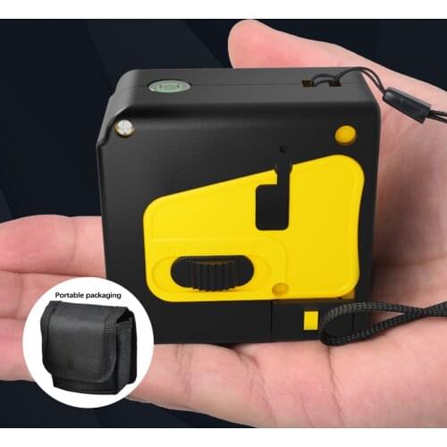 Portable 2 Line High-precision Laser Level Tool Vertical Horizontal Line 3° Self-leveling Laser Level Construction Utility Tool
