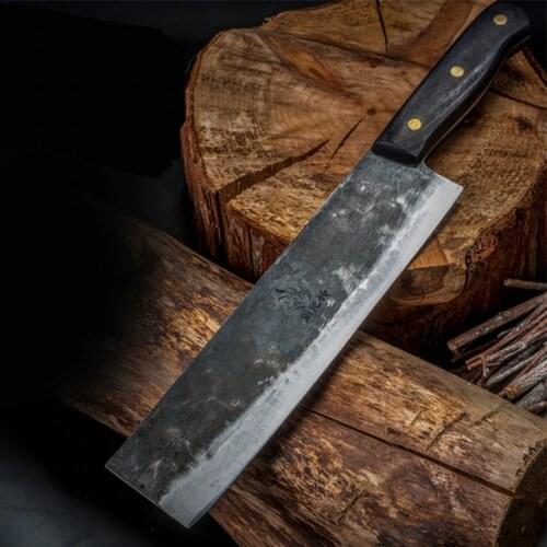 Hand Forged Duck Knife High Carbon Steel Roast Duck Knife Butcher Chef Knife Sharp Slicing Knife Kitchen Kitchen Knife