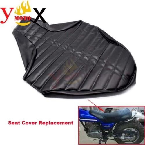 Replacement Black High Quality PU Leather Motorcycle Seat Cover Cushion Protection Waterproof For SUZUKI VV250 WANWAN 250