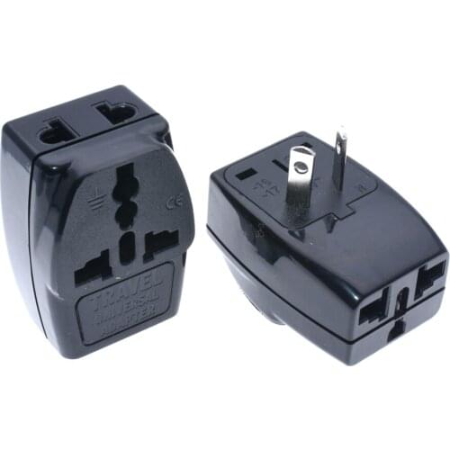 Universal Electrical Plug Adapter Travel Socket Converter 3 output 2pin Australia New Zealand China Use for US UK EU to AU