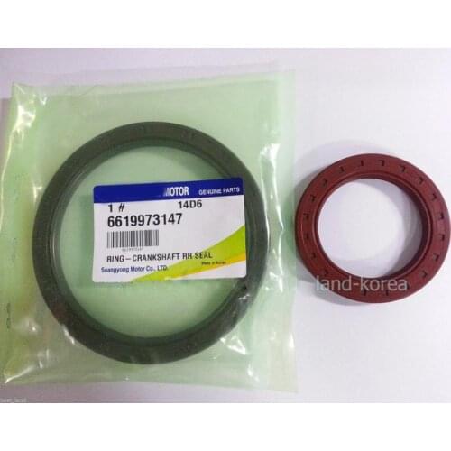 Crankshaft FRT&RR Sealing:2p for REXTON, STAVIC/RODIUS OEM 6659973046 6619973147