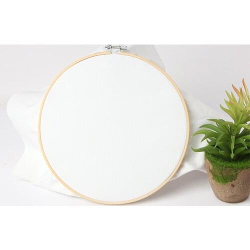 1Pcs 13-34cm Cross Stitch Accessories Round Embroidery Hoops Handmade Bamboo Frame Needlecraft Sewing Tools DIY Household Craft
