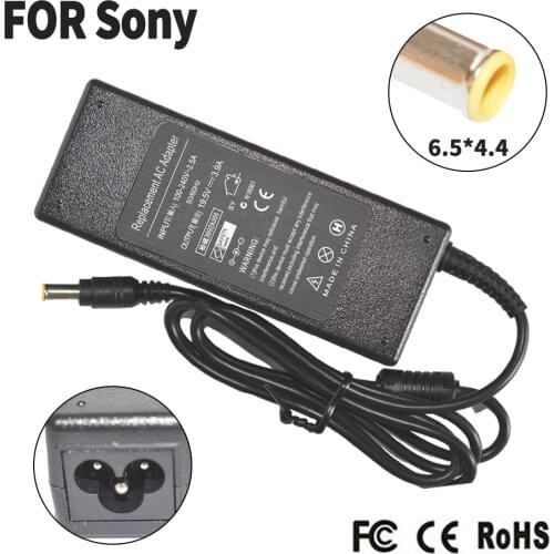 19.5V 3.9A 75W 6.5*4.4MM Replacement For Sony Laptop AC Charger Adapter for Vaio SVE15115FXS VGP-AC19V19 VGP-AC19V27 VGP-AC19V33