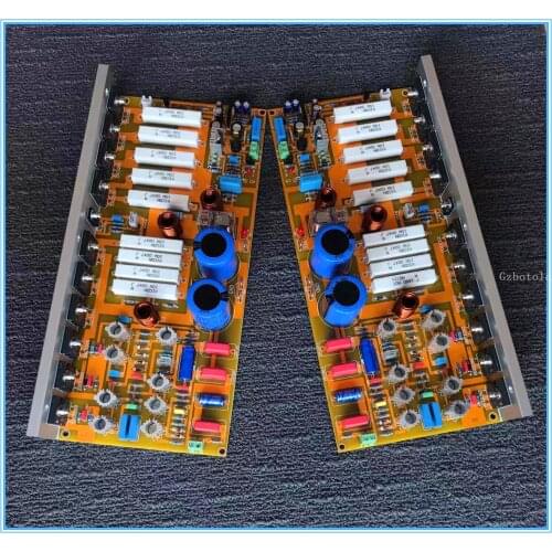 250W*2 class AB Swiss FM711 amplifier board fm711 high power RCA single ended input board