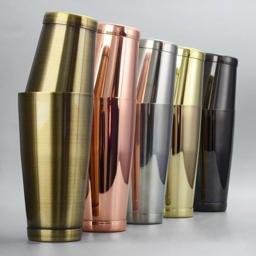 Free Shipping Cocktail Shaker Boston Shaker: 2-piece Set: 18.6oz weighted & 25oz Weighted Professional Bartender Bar Tool