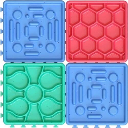 Dog Puzzle Toys Slow Feeder Interactive Increase Puppy Food Dispenser Slowly Eating Bowl Pet Cat Dogs Training Slow Food Plate