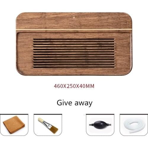 WSHYUFEI Chinese Wooden Tea Tray Drawer Tea Water Drainage Table Trays Tea Living room tea table Room Ceremony Tools