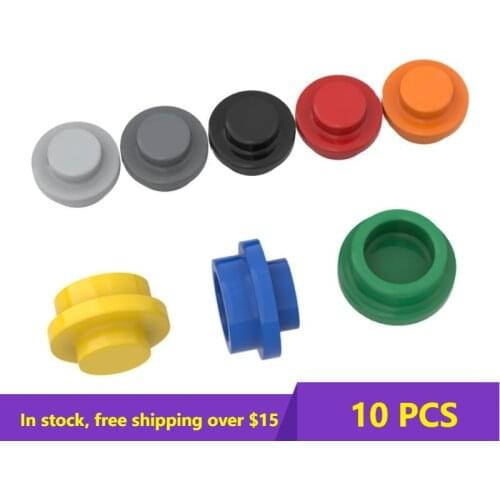 10PCS MOC Bricks 4073 6141 30057 6141 1x1 Round Grain Building Block Parts Technial Bricks Kids Brain Games DIY Toys Best Gifts