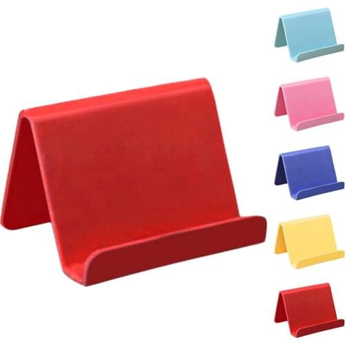 Mobile Phone Bracket Universal Plastic Stand Base Desk Holder Stand For Smartphone Candy Color Dropshipping
