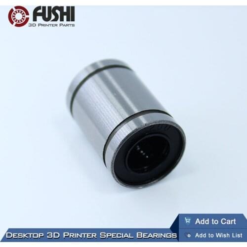 Desktop 3D Printer Special Linear Bearing LM6UU LM8UU LM10UU LM12UU (10PCS) For Makebot RepRap Prusa i3 Mendel DIY CNC Motion