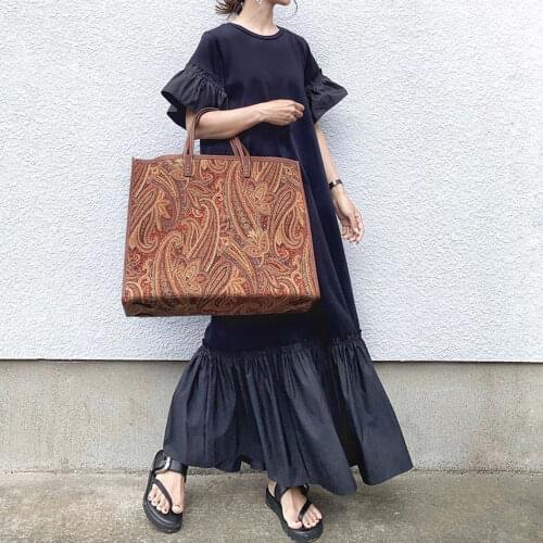 Dress Women Japan Style Female Summer Dresses Pleated Dress Women Female Long Dress
