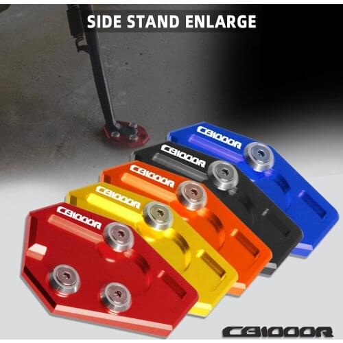 For Honda CB 1000R cb1000r 2008 2009 2010 2011 2012 2013-2015 Motorcycle Kickstand Foot Side Stand Extension Pad Plate Support