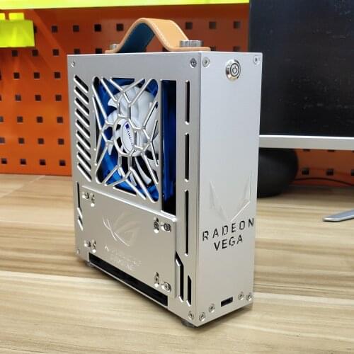All Aluminum HTPC Mini ITX Small Chassis Game Computer Case Support Graphics Card Cooler Cabinet PC A4 Chassis