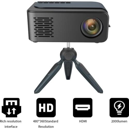 J19 Projector Smart Outdoor Mobile Projector, Convenient For Direct Projection Focusing Projector