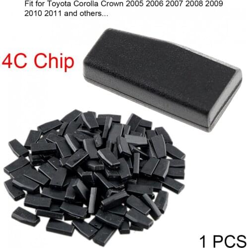 Blank ID4C Carbon Chip Car Key Transponder Chip fit for Toyota Corolla Crown 2005 2006 2007 2008 2009 2010 2011