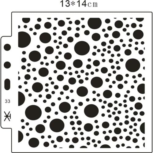 Bubble suit shield DIY cake scrapbook stencils hollow Embellishments printing lace ruler Valentines Day