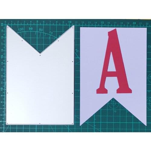 Christmas Festival Banner Making Frame Metal Cutting Dies 2020 Craft Stencil For DIY Scrapbooking Paper/Photo Card Embossing Die