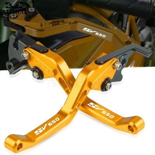 CNC Adjustable Brake Clutch Lever FOR SUZUKI SV 650 SV650 SV650S 2013-2019 2018 2017 2016 Motorcycle Short Handbrake Accessories