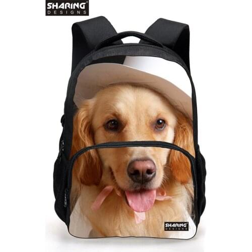 Preppy Style Children Animal Bagpack Cute Pug Dog Printing School Backpacks For Teenager Girls Casaul Backpack For Kids Students