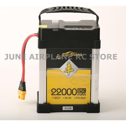 TATTU 44.4V 22000mAh 25C 12S Lithium Polymer Rechargeable Battery lipo battery for DIY RC Drone UAV model