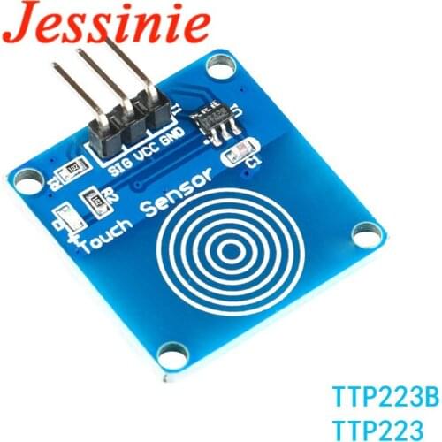 TTP223B Digital Touch Sensor Module for Arduino TTP223 Capacitive Touch Switch Board DIY Electronic Kit