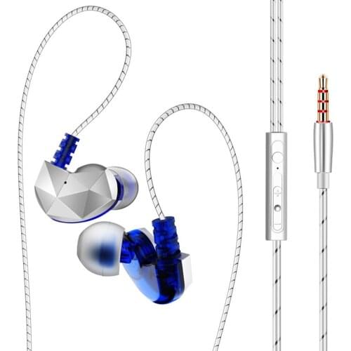 QKZ CK6 Universal HiFi Bass In-Ear Wired Earphones Sports Headsets with Mic For Most Mobile phones, Tablets, Laptops, MP3