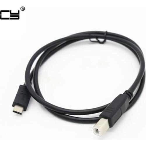 USB-C USB 3.1 type-c Type C Male Connector to USB 2.0 B Type Male Data Cable 1m 3ft