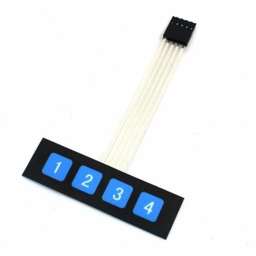 1PCS New 1x4 Key Matrix Membrane Switch Control Panel Slim Keyboard Keypad
