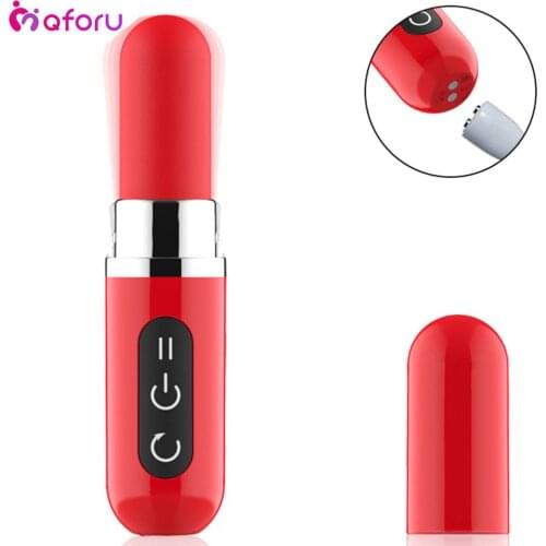 12 Speed Lipstick Vibrating Mini Bullet Vibrator Sex Toys for Woman Strong USB Rechargeable G-spot Massager Clitoris Vibrators