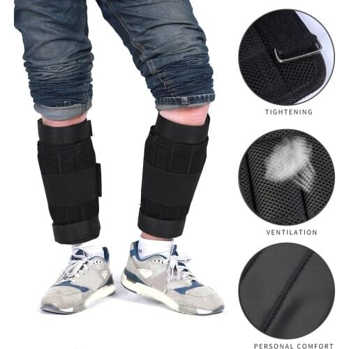 2pcs 6kg Adjustable Ankle Weight Support Brace Leg Strength Training Shock Guard Gym Exercise Fitness Gear Only Strap