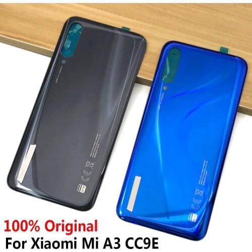 30 Pcs, Original New Rear Cover Battery Back Cover Glass Replacement Housing For Xiaomi Mi A3 With Glue Adhesive