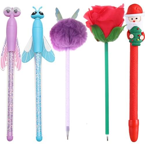 5D Diamond Painting Tool Point Drill Pen DIY Embroidery Sewing Accessories Cute Butterfly Hairball Cartoon Animals Square Round