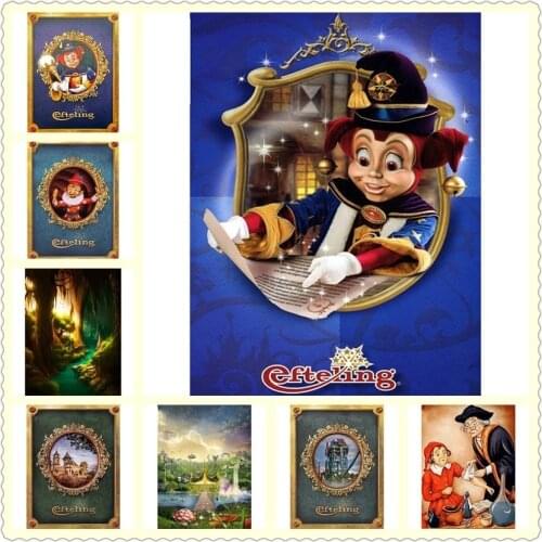 5D DIY Diamond Painting Full Square round Efteling park Diamond Embroidery Cross Stitch Mosaic Rhinestones Home Decor