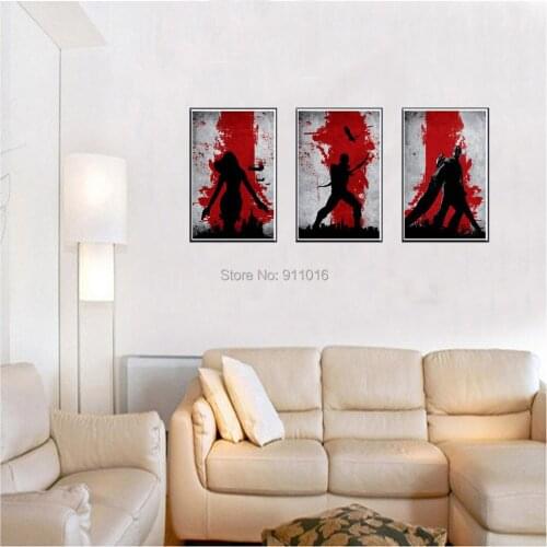 Abstract Cartoon Painting Hand Painted Wall Paintings Home Decor Oil Painting On Canvas 3P Pictures For Living Room Craft