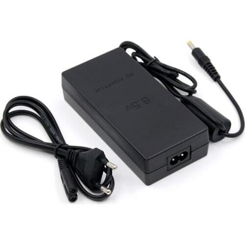 EU AC Power Adapter For PS2 Slim Console Charger Supply Lead Cable 8.5 V Portable Charger For Sony PlayStation 2 Slim Adapter