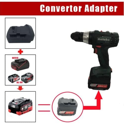 Attery Adapter For Bosch BAT Series Battery Adapt To Metabo 18V Series Tool For Bosch BAT Series 18V Lithium Battery