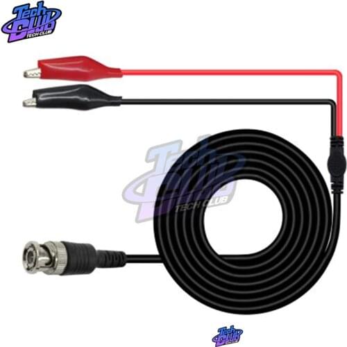 BNC Conversion Line Revolution Double Alligator Clip Oscilloscope probe Test Lead