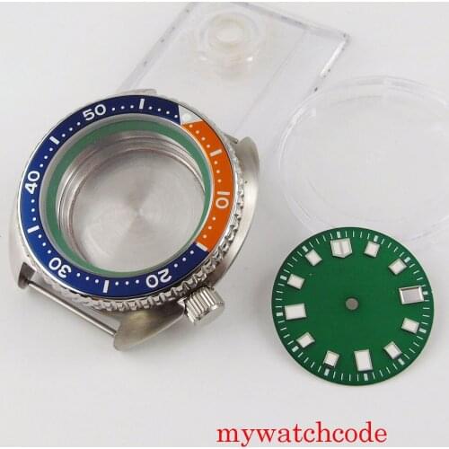 New Arrival Stainless Steel 45mm Watch Case Dial Fit NH35A NH36A Automatic Movement Sapphire Crystal Solid Back