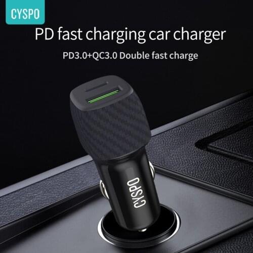 CYSPO PD 3.0 QC 3.0 Double Fast Charge for iPhone and Universal Mobile Phone Charging