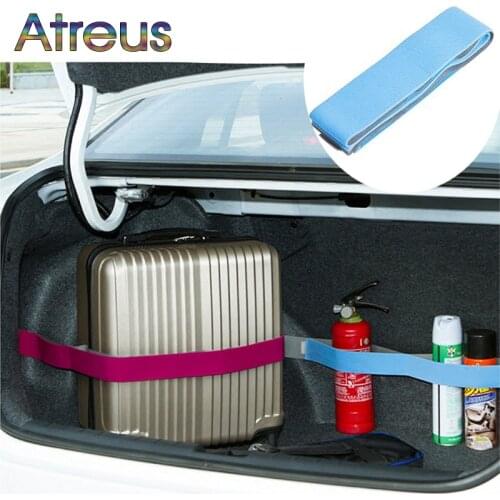 Atreus Elastic Car Trunk Organizer Stowing Fixed Strap For Citroen C3 C4 xsara picasso Hyundai Tucson Nissan Qashqai Accessories