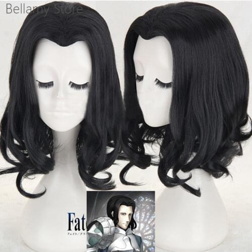 Fate Grand Order Gilles de Rais Cosplay Costumes Hair Wigs+Wig Cap
