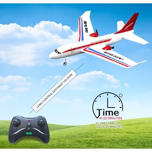 FX-819 2.4G 2CH 410mm Wingspan Remote Control Dron Glider Fixed Wing EPP RC Aircraft RTF Kids Toys