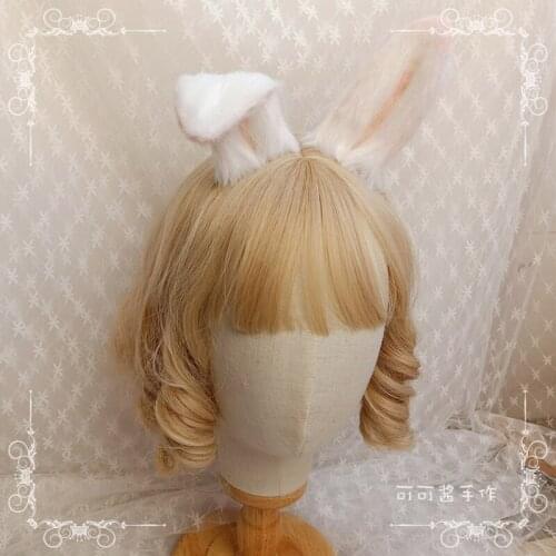Lolita Hand-Made Simulation Animal Ears Cos Ancient Style Han Yang Eclectic Rabbit Ear Barrettes Hairware