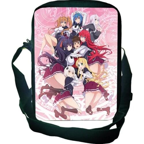 Kawaii High School DxD Shoulder Bag Cartoon Messenger Bags Bolsas Feminina School Gift Bag Girls Cross Body Bags Fashion Handbag