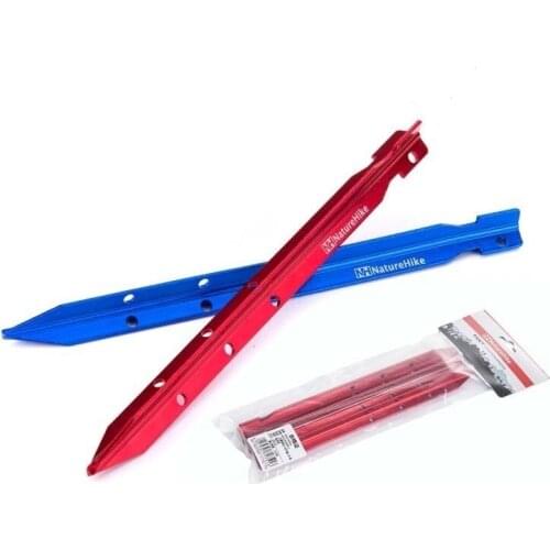 【New store 】 4 pcs/Lot 7001 Aluminium Alloy Tent Peg Tent nail Tent Stake Fit Outdoor and Beach NH15A009-I Naturehik