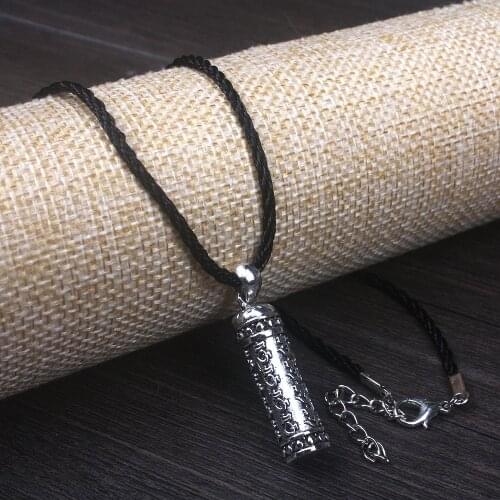 Wholesale Tibetan Silver Buddhist Prayer Box Pendant Necklace Tibetan Ghau Box Pendan Tibetan Gawu Box Necklace