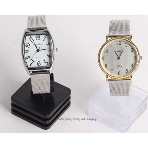 Fashion Acrylic Watch Holder Watch Display Stand Jewelry Display Watch Organizer Watch Display Case Clear and Black Available