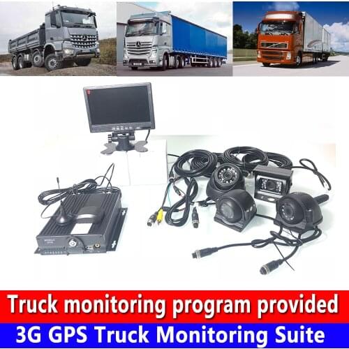 Working driving remote video Monitoring AHD plastic hemisphere car camera infrared night vision hd 3G GPS Truck Monitoring Suite